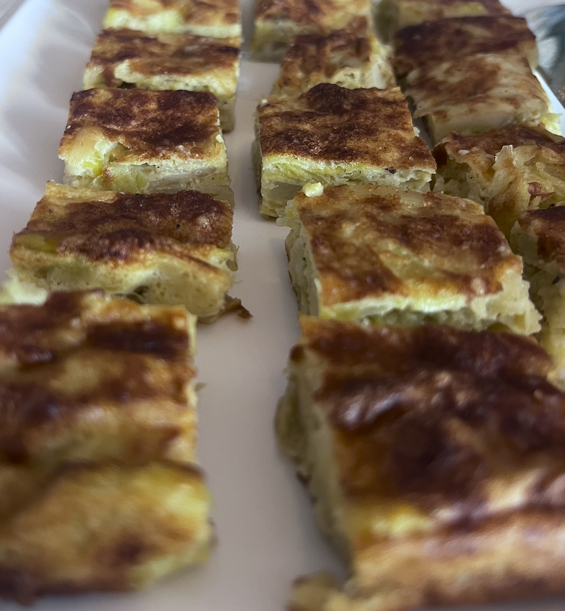 Torta porri e gorgonzola — colazione salata Cristina
